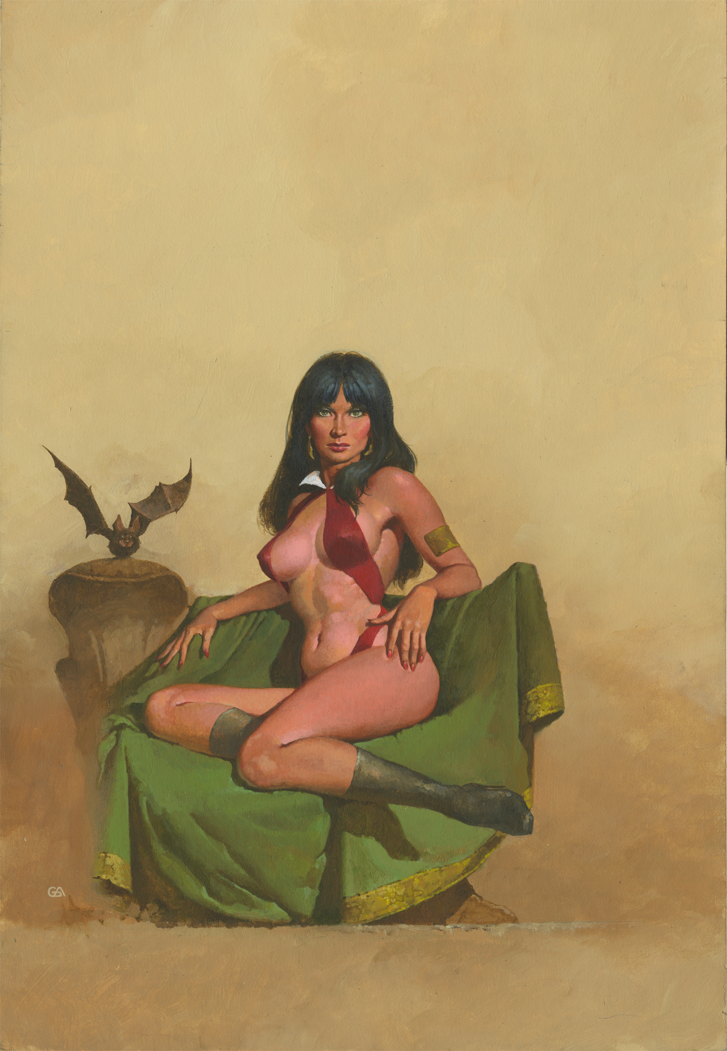 Vampirella and Bat