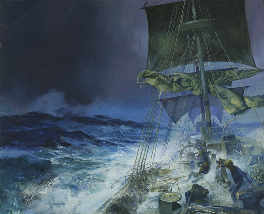 Storm on Ship