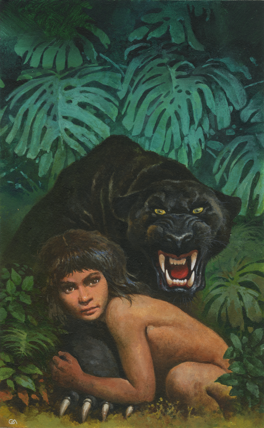Mowgli and Bagheera